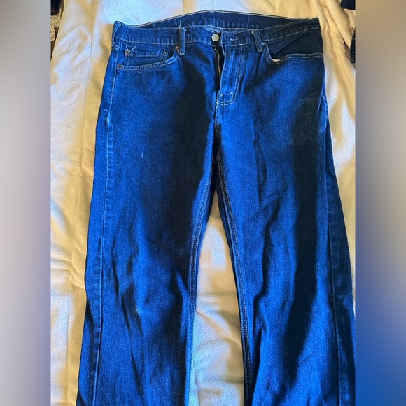 Levi Strauss. Size 34 W 32 L. Blue Jeans. - Picture 2 of 3